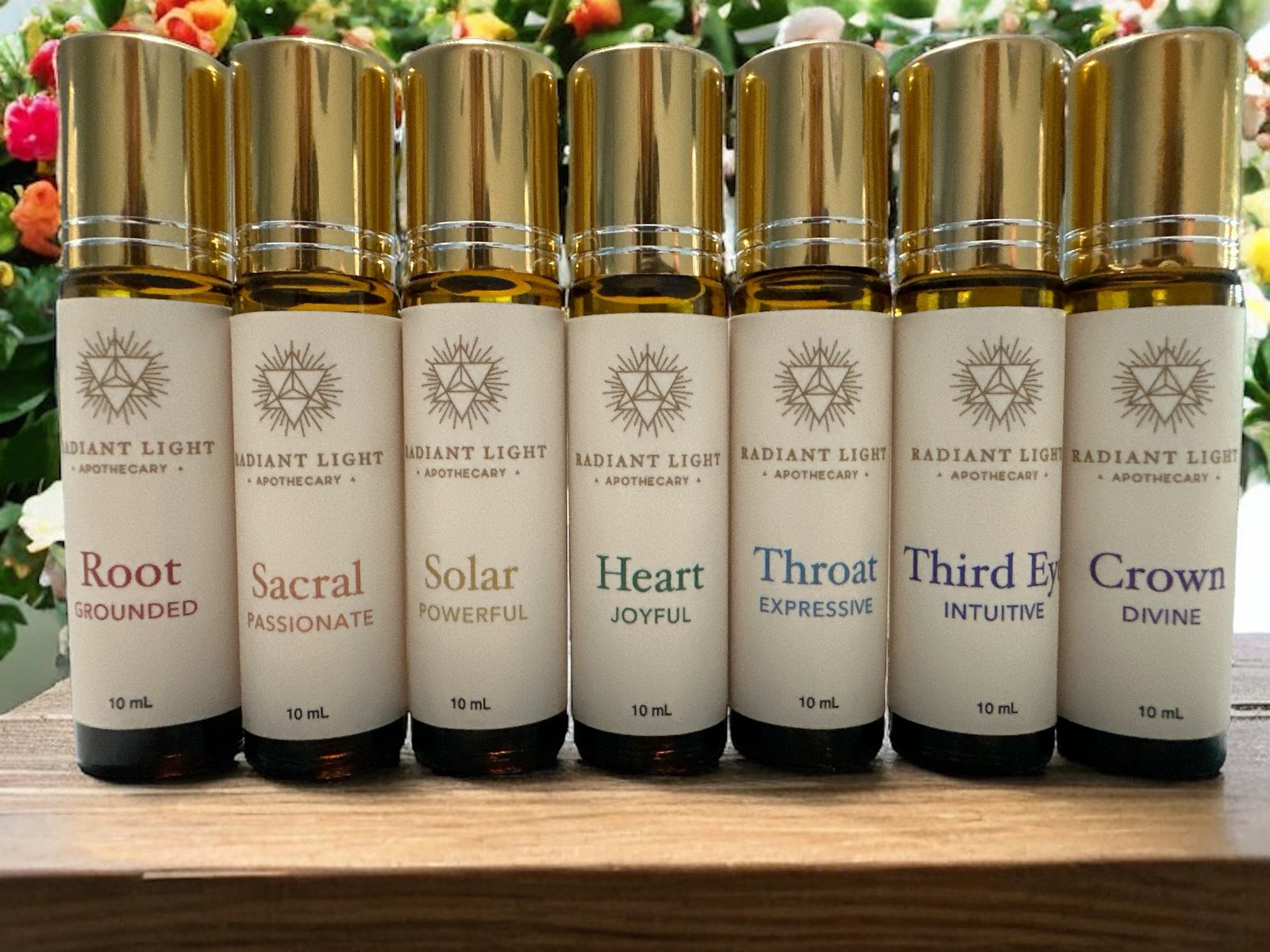 7 Chakra Oil Set by Radiant Light Apothecary